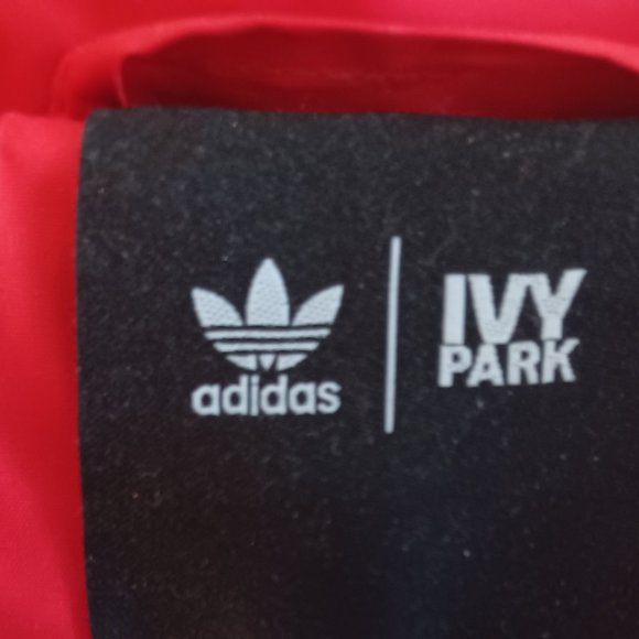 adidas Ivy Park Red Sequin Jacket - Picture 4 of 8